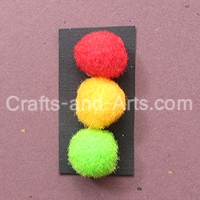 Traffic light clip craft