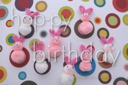 Hop-py Rabbits Birthday Printable Card