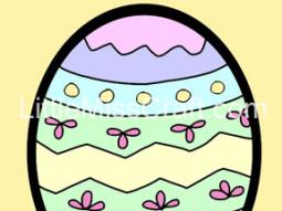 Easter Egg 1 Coloring Page