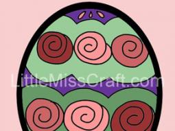 Easter Egg 2 Coloring Page