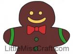 Gingerbread Man 2 Coloring Page