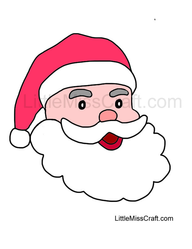 Santa 2 Coloring Page