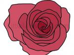 Rose Coloring Page 2 Craft