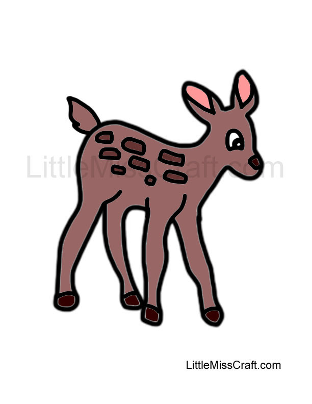 Deer Coloring Page