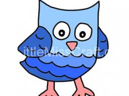 Owl Coloring Page 1