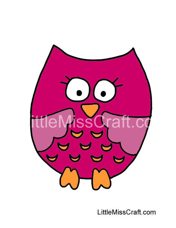 Owl Coloring Page 2