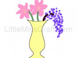 Flower Bouquet Doodle Coloring Page