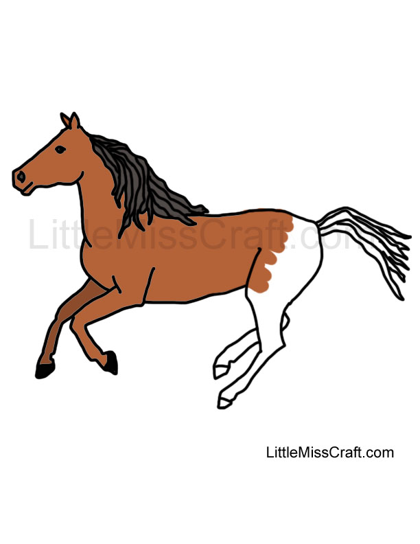 Crafts - Horse Coloring Page