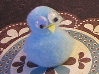 Bluebird Pom-pom Craft