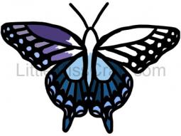 Butterfly Swallowtail Coloring Page