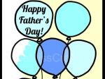 Balloon Father's Day Coloring Page