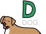 Dog Alphabet Coloring Page