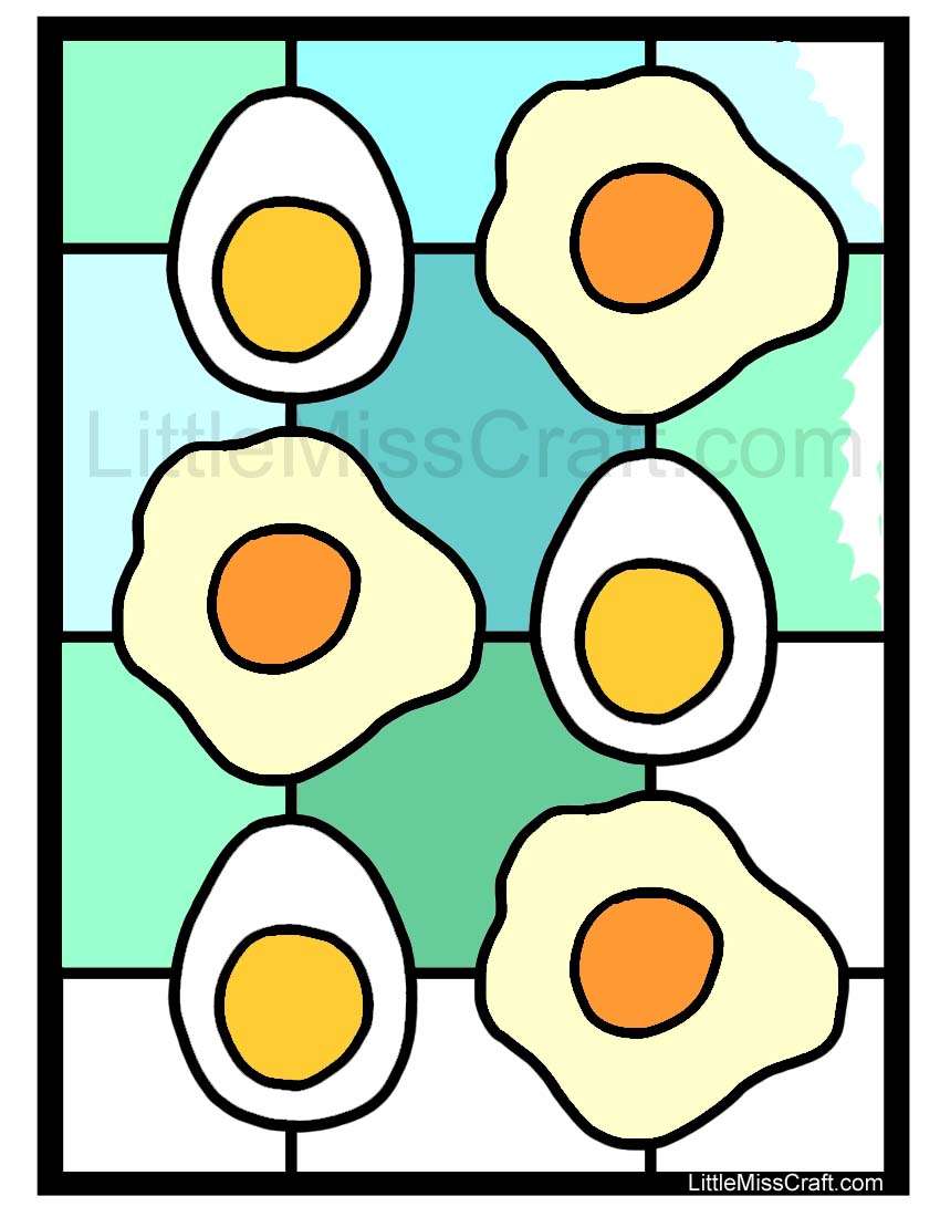 Egg Coloring Page