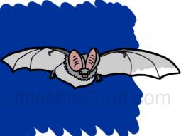 Bat Coloring Page 2