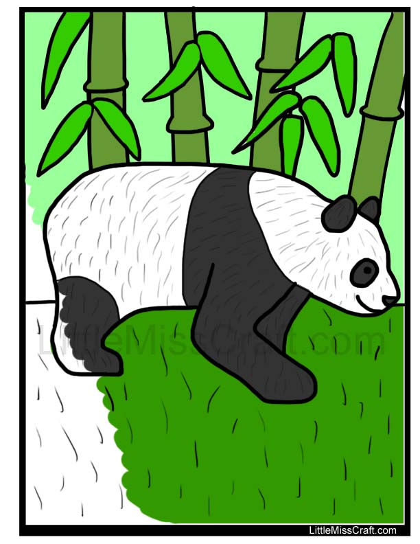 Panda Coloring Page