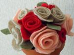 Felt Rose Flower Craft