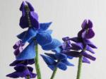 Bluebonnet Lupine Felt Flower Craft